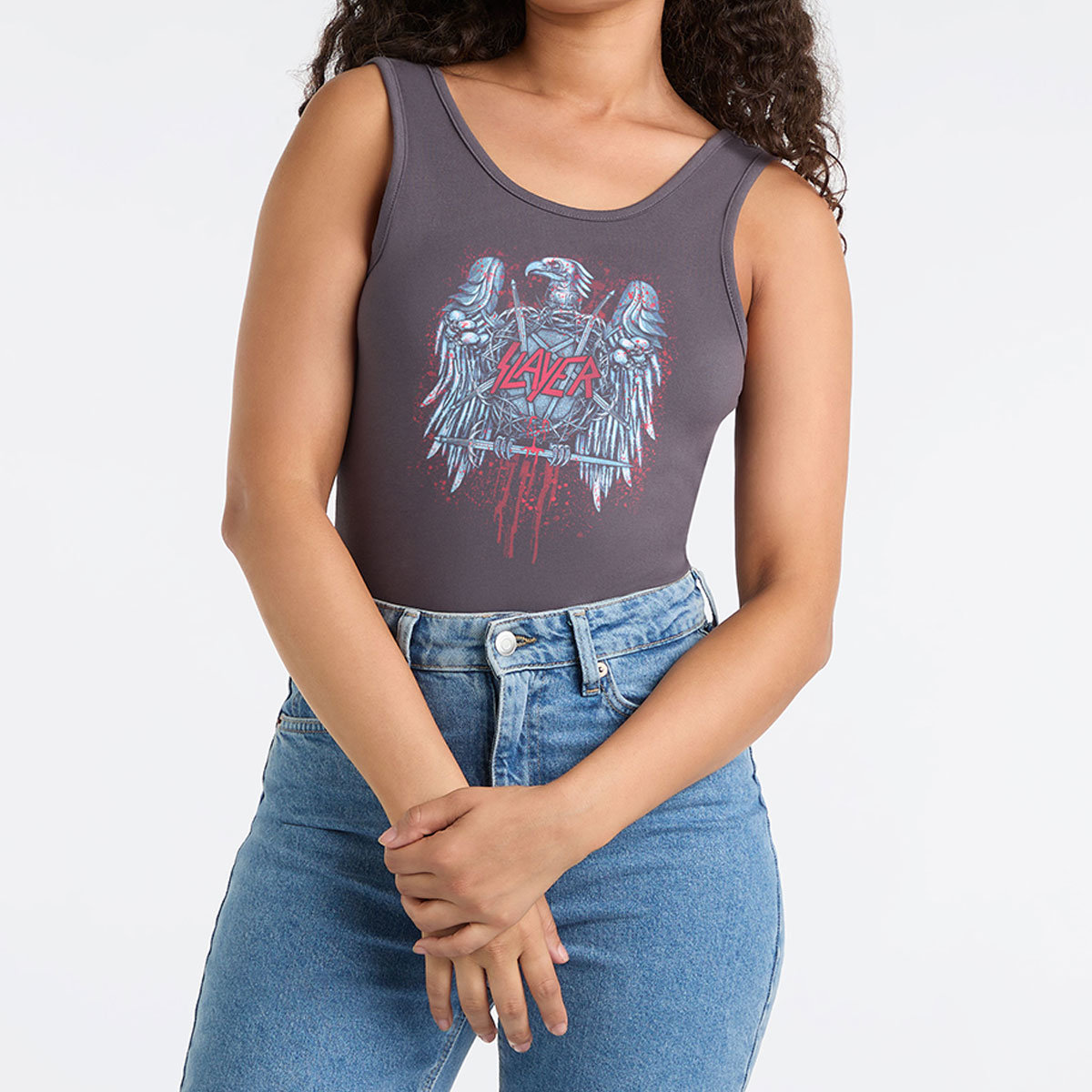 Body Amplified Slayer AMO Eagle Ladies Bodysuit-M