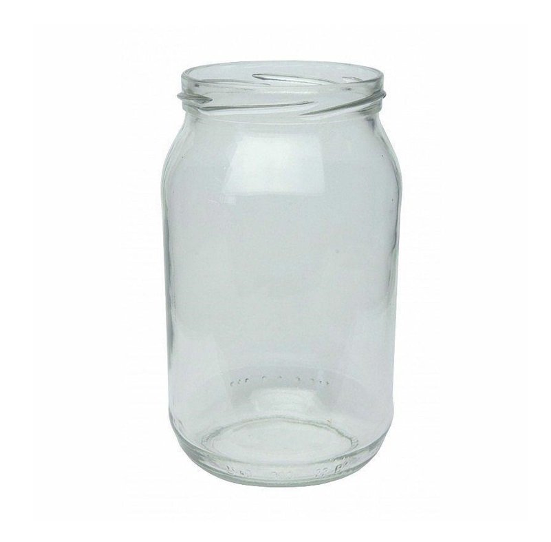 Słoik bez wieczka 900 ml komplet 8szt uniwersalne