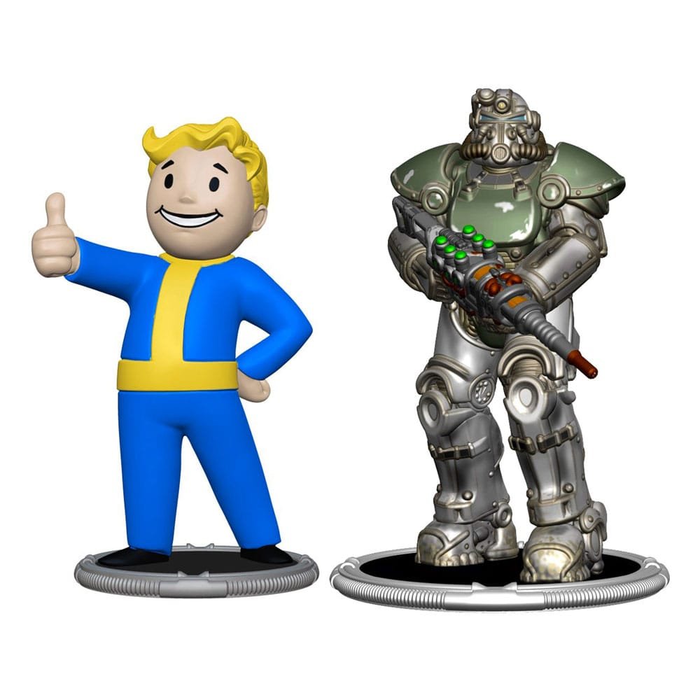 fallout mini figurki 2-pack set f raider & vault boy (strong) 7 cm syndicate