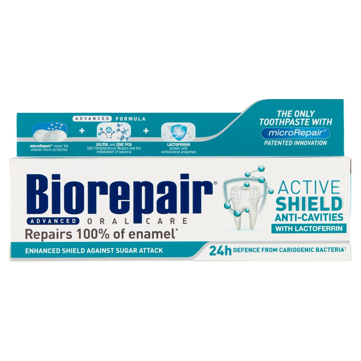 Biorepair Aktywna Tarcza pasta do zębów 75ml