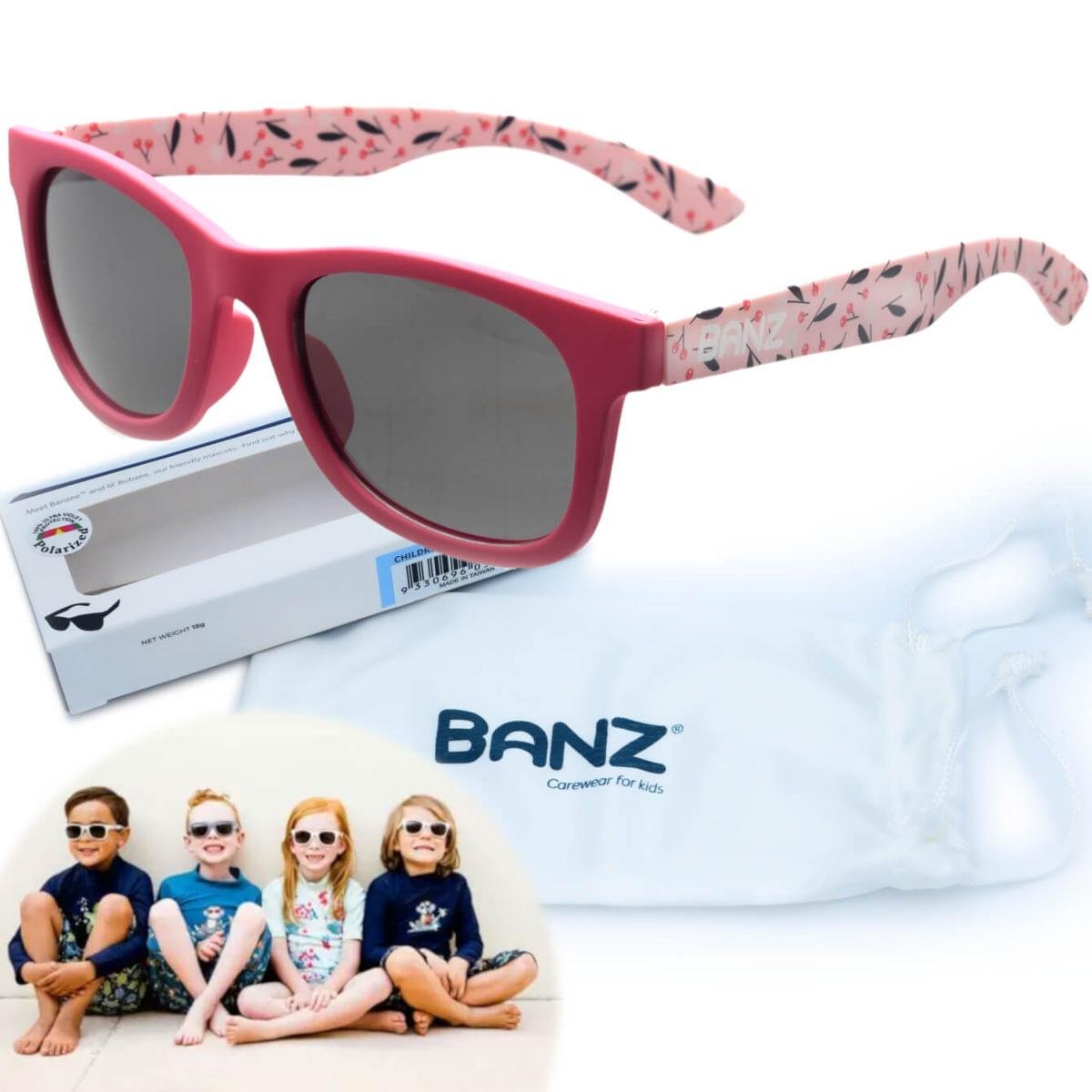 Okulary przeciwsłoneczne dzieci 2-5lat UV400 BANZ Kidz Banz