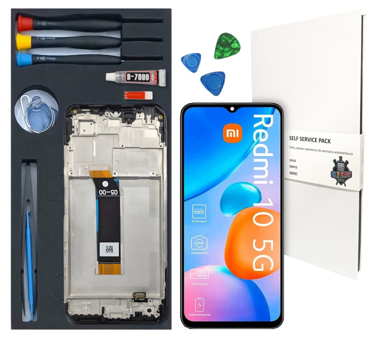 WYŚWIETLACZ LCD DO XIAOMI REDMI 10 5G RAMKA ZESTAW WYMIANA WYŚWIETLACZA WYŚWIETLACZA