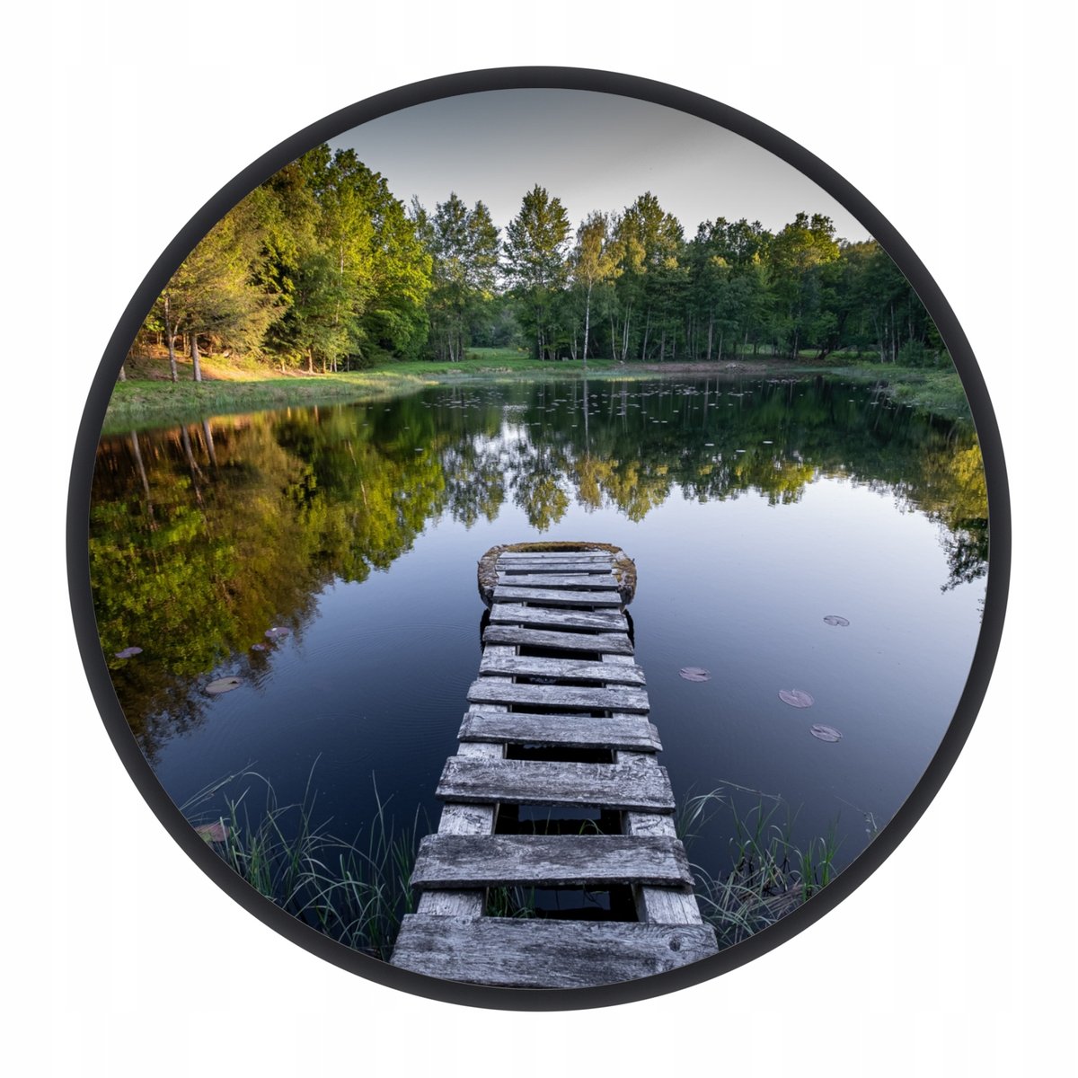 LOFTOWE LUSTRO DO ŁAZIENKI DEKORACYJNE 90 CM BLACK