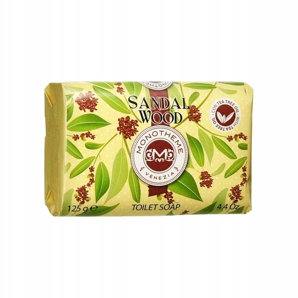 Monotheme SANDAL WOOD - mydło w kostce - 125g
