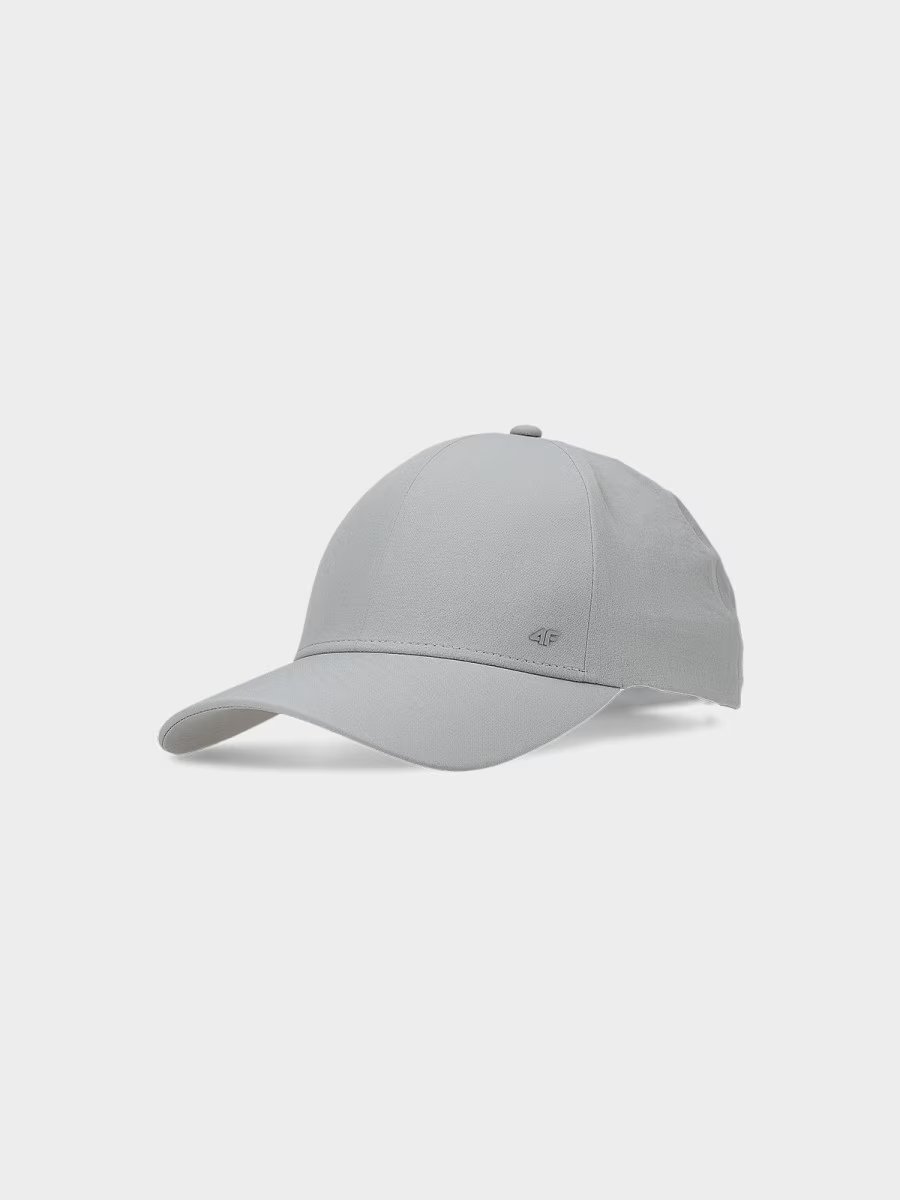4F Czapka z daszkiem uniseks 4FWSS25ACABU371-27S Szary Roz. S/M