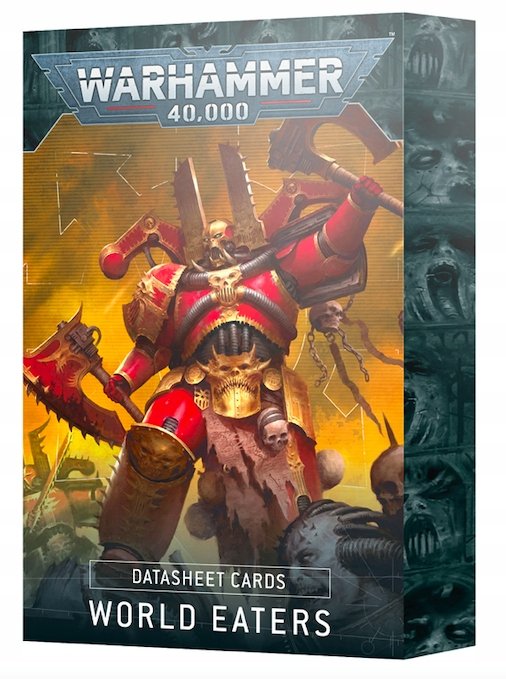 Warhammer 40000 World Eaters Datasheet Cards