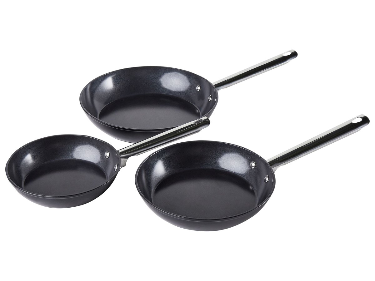 Zestaw 3 patelni ELITE PRO Czarny