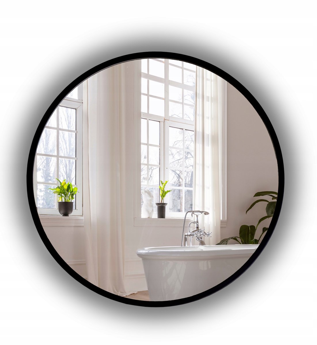 LUSTRO PREMIUM PODŚWIETLANE LED ŁAZIENKOWE 100 CM W RAMIE