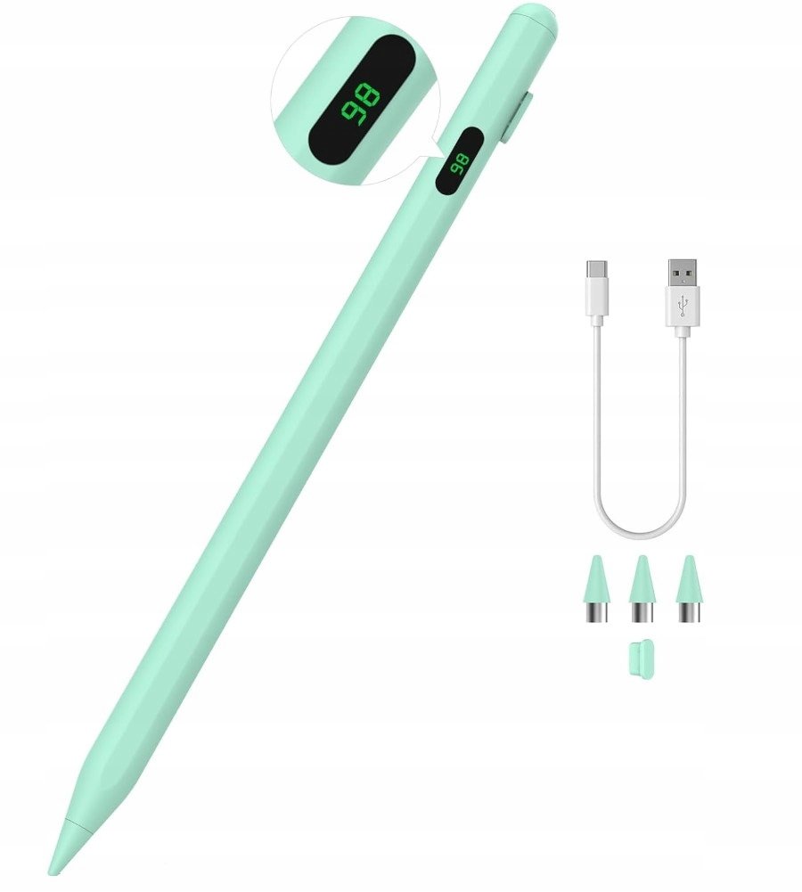 AKTYWNY RYSIK Z WYŚWIETLACZEM PENCIL STYLUS PEN PAD DO TABLET TELEFON IPAD