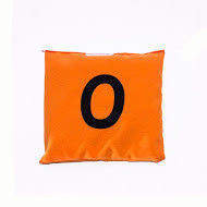 Akson, Worek gimnastyczny szkolny z cyferką 0, pomarańczowy