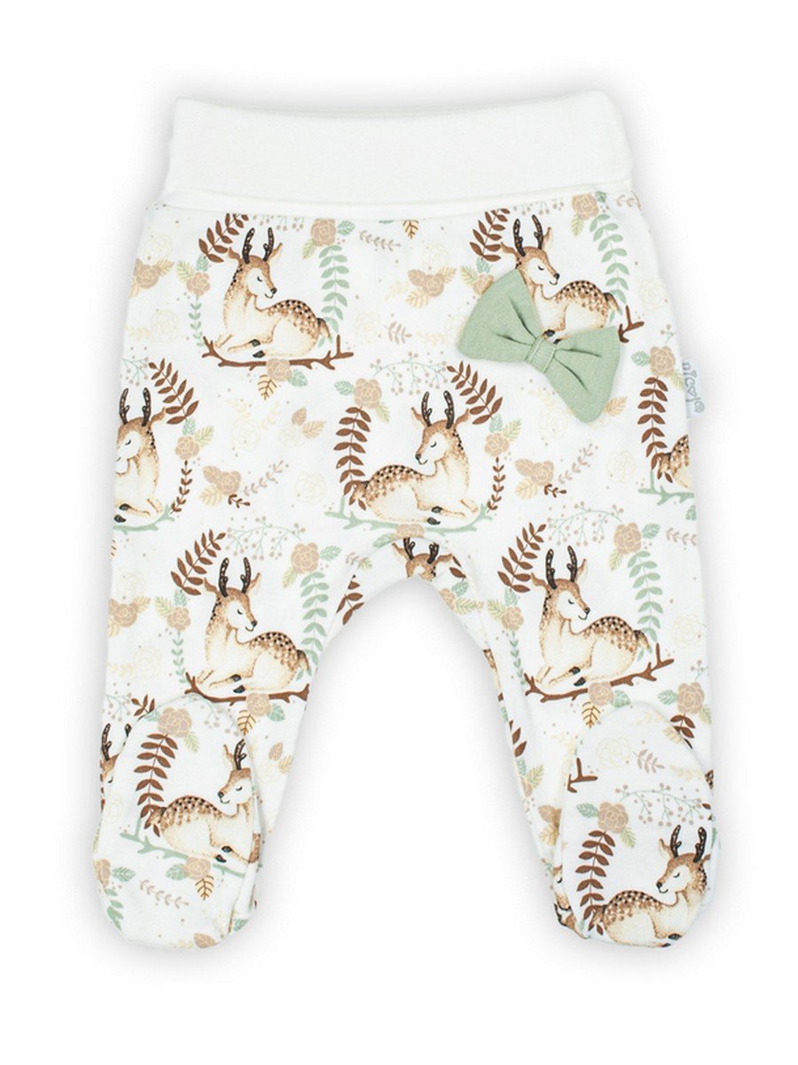 Niemowlęce półśpiochy sarenki kremowe Nicol,r.68