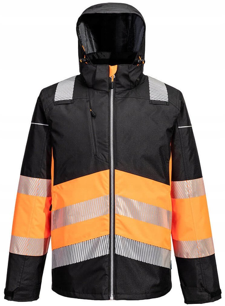 Kurtka zimowa, ocieplana wodoodporna z odblaskami Portwest PW364 OBR r. 3XL
