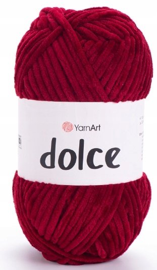 Włóczka YarnArt Dolce kolor 752 Bordo