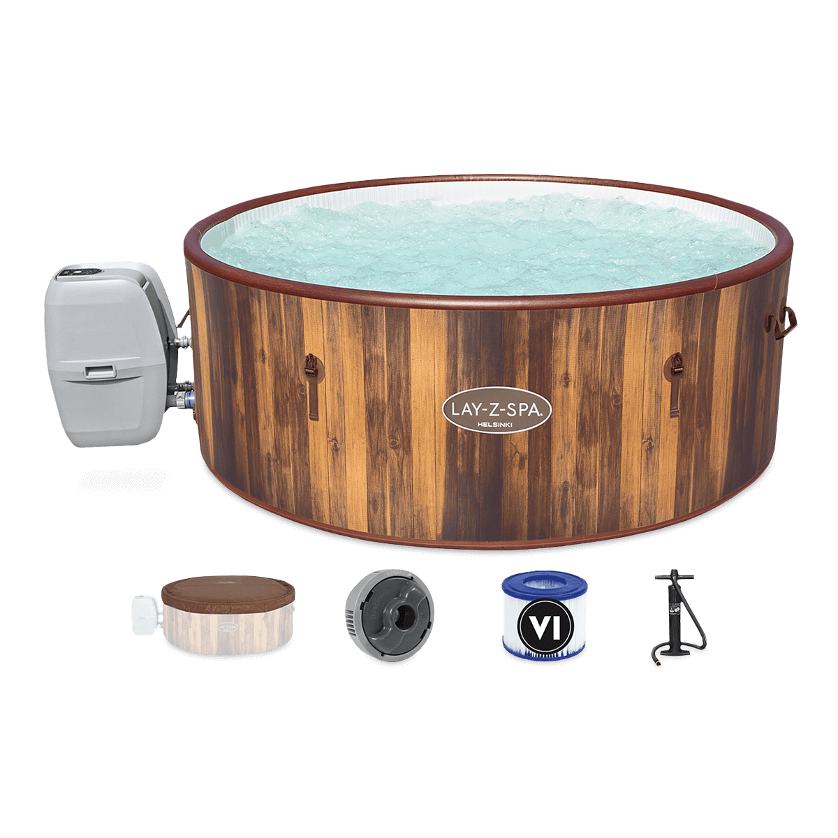 Nadmuchiwane jacuzzi z aplikacją sterownika Helsinki AirJet 1,8 x 0,66m - BESTWAY 60025