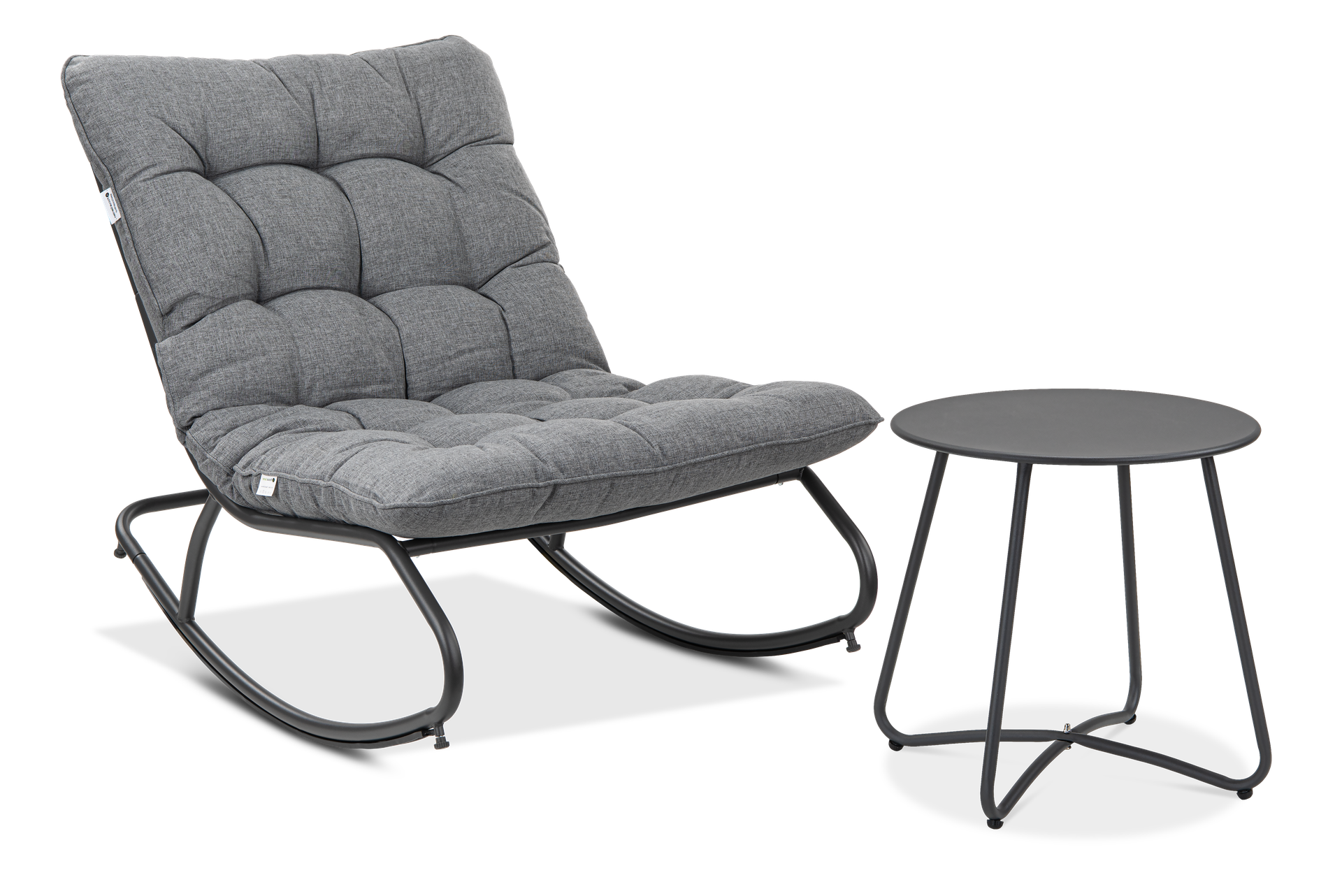 Fotel bujany tarasowy AGAVA z stolikem ART Light Beige - Focus Garden