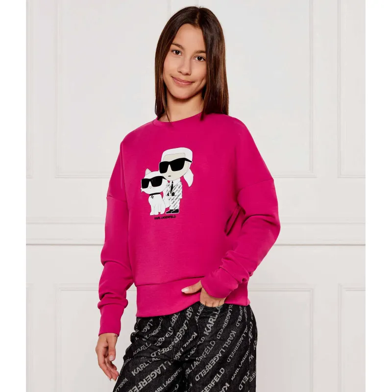 Karl Lagerfeld Kids Bluza IKON Relaxed fit