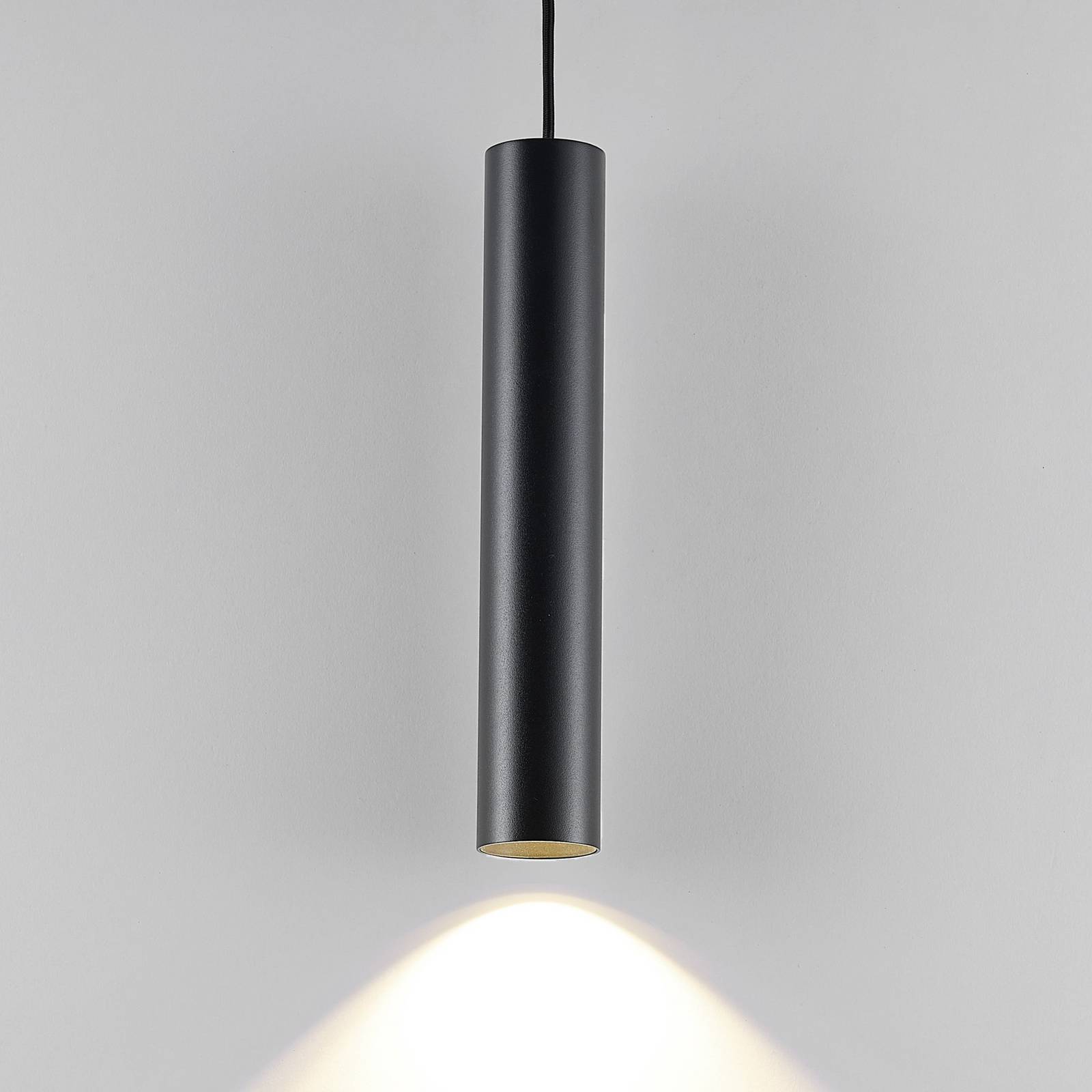 Deko-Light Lampa wisząca CAN, możliwość ściemniania, czarny, salon / jadalnia, aluminium