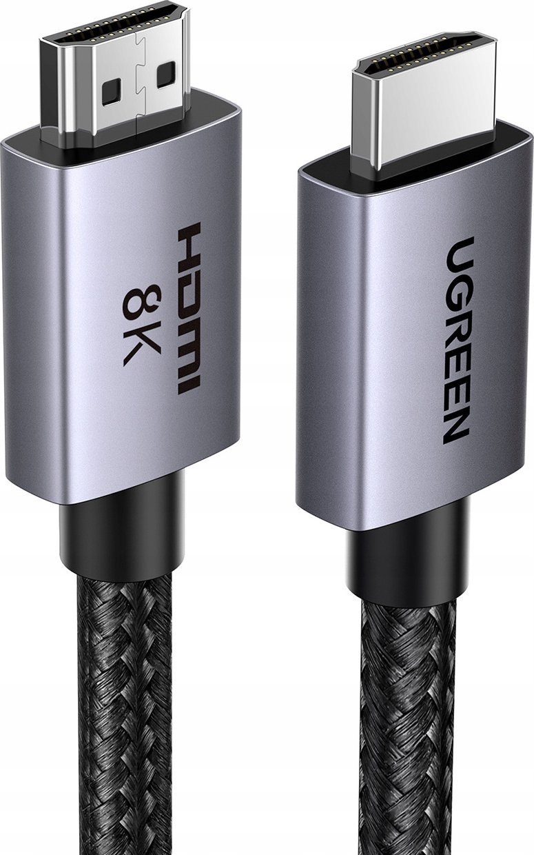 Ugreen Kabel Ugreen HD171 35376 ze złączami HDMI 2.1 8K certyfikowany 5 m - szary