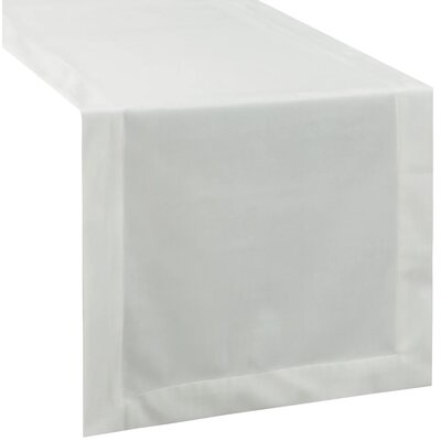 Bieżnik EUROFIRANY Melinda 40 x 140 cm Biały