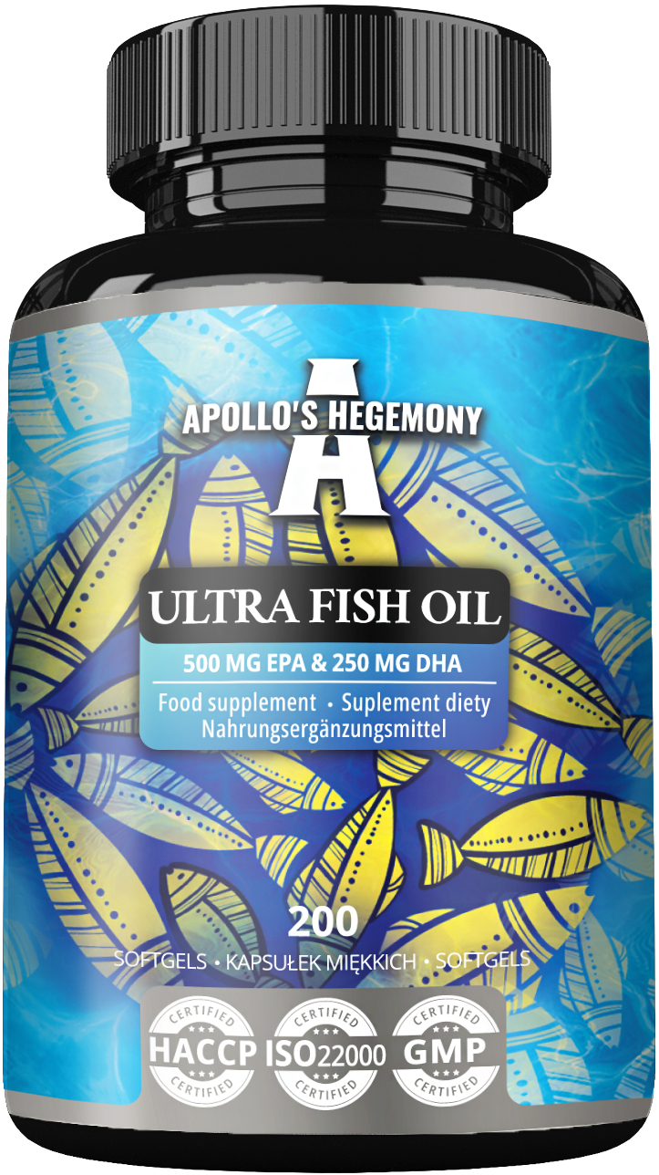 APOLLO'S HEGEMONY ULTRA FISH OIL OMEGA 3 200 KAPSUŁEK ŻELOWYCH