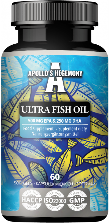 APOLLO'S HEGEMONY ULTRA FISH OIL OMEGA 3 EPA DHA 60 KAPSUŁEK ŻELOWYCH