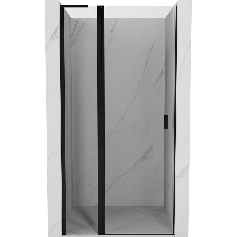 Mexen Mist L drzwi prysznicowe uchylne 95 cm, transparent, czarne - 8A4L-095-000-70-00