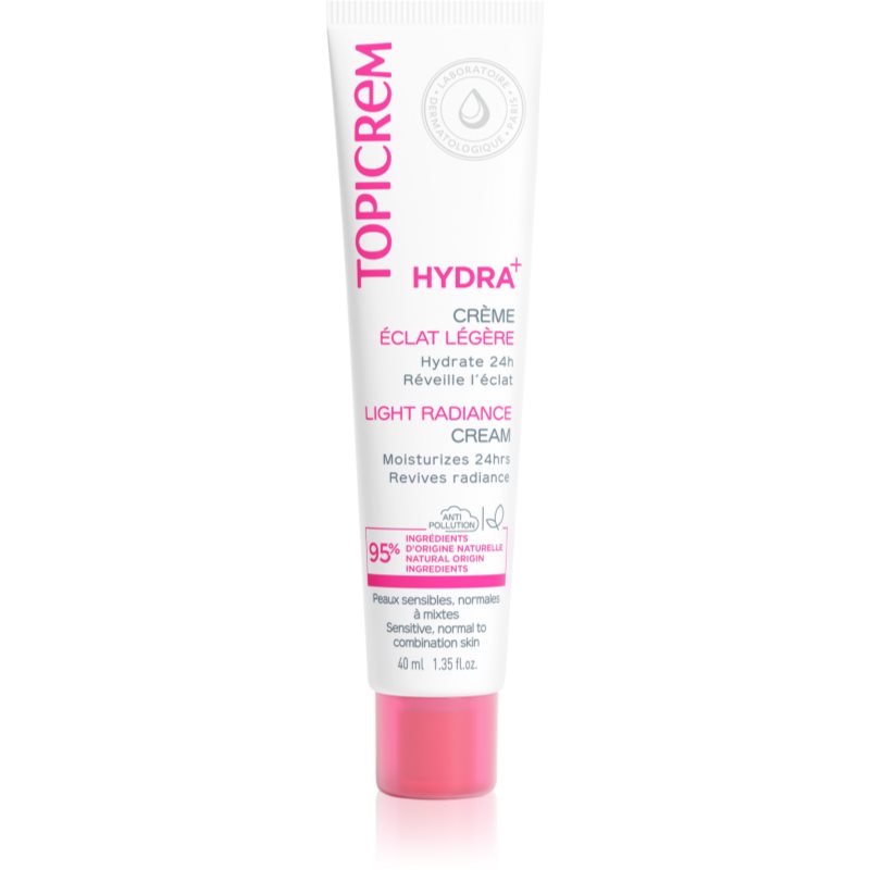 Topicrem Nawilżający krem do skóry lekkiej do skóry wrażliwej normalnej i mieszanej HYDRA+ Moisturizing Ra