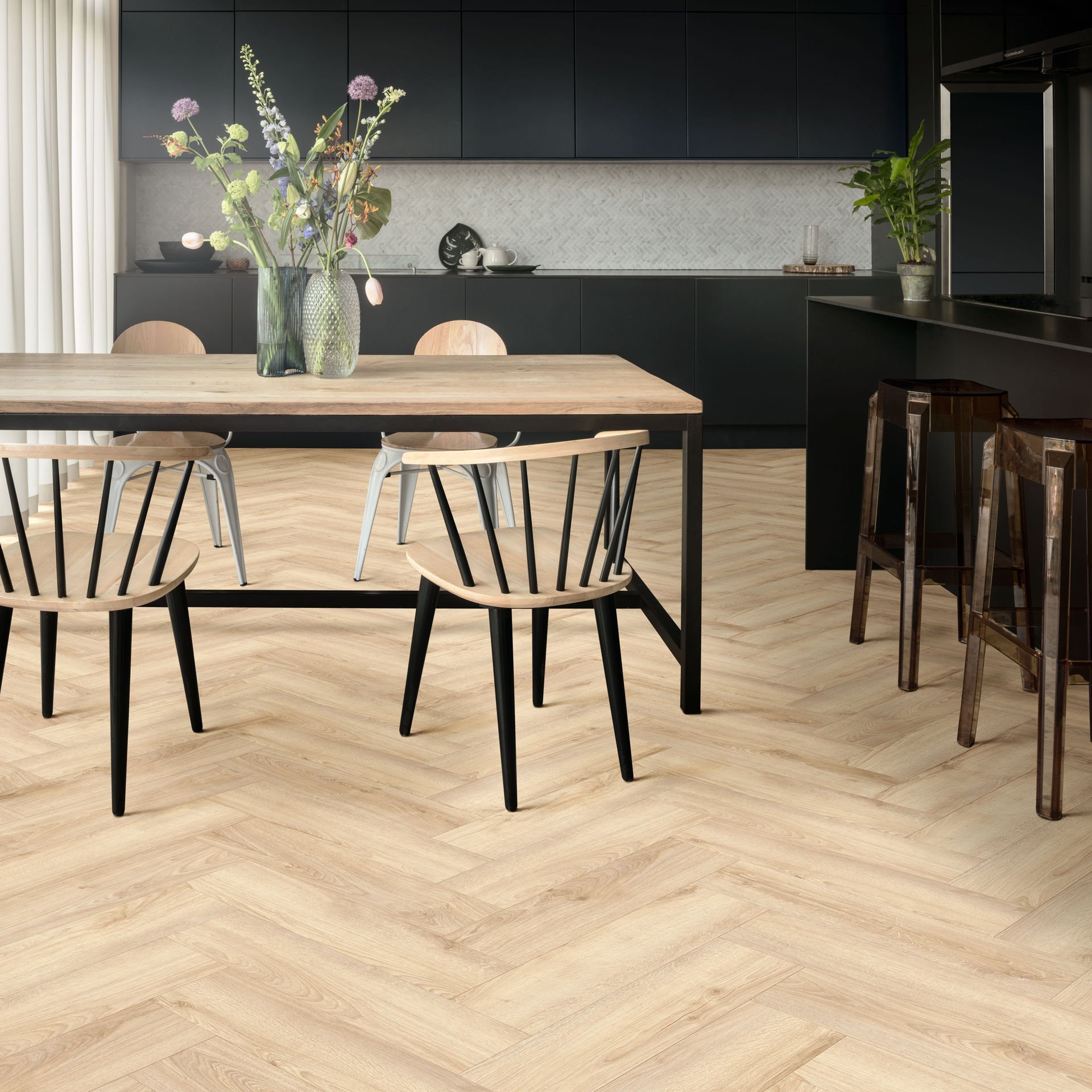 Panele Winylowe Unilin Vitality Pulse Hb Terra Oak Castle Kl. 33 5,0 + 1,0 mm click z podkładem
