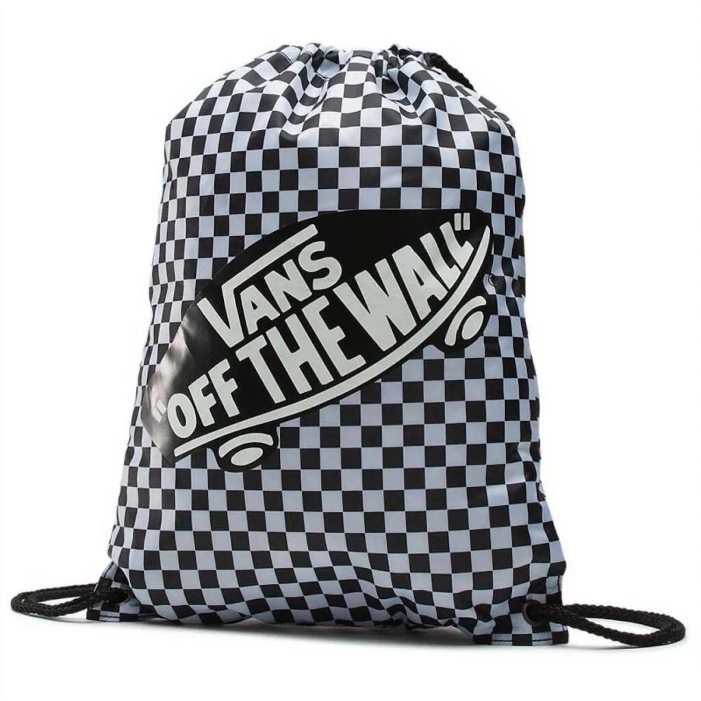 Worek plecak szkolny VANS Benched Bag Kratka Black/White - VN000HECY281