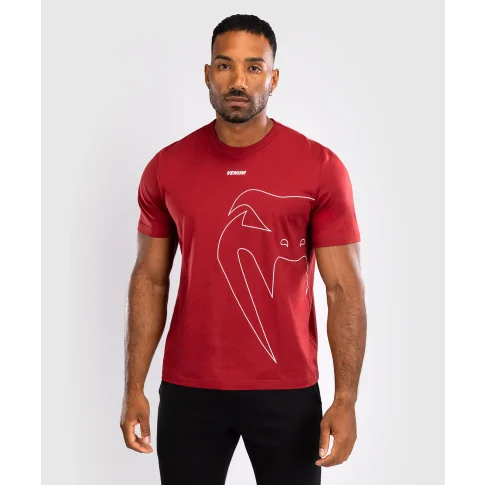 Venum T-Shirt Koszulka Giant Connect Red Carmin