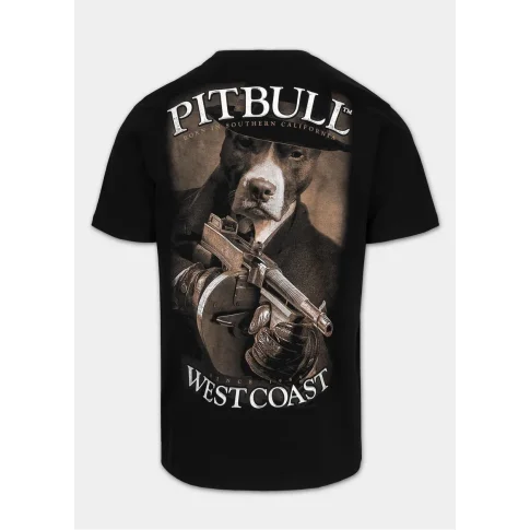 Pit Bull T-Shirt Koszulka Tommy Gun Black