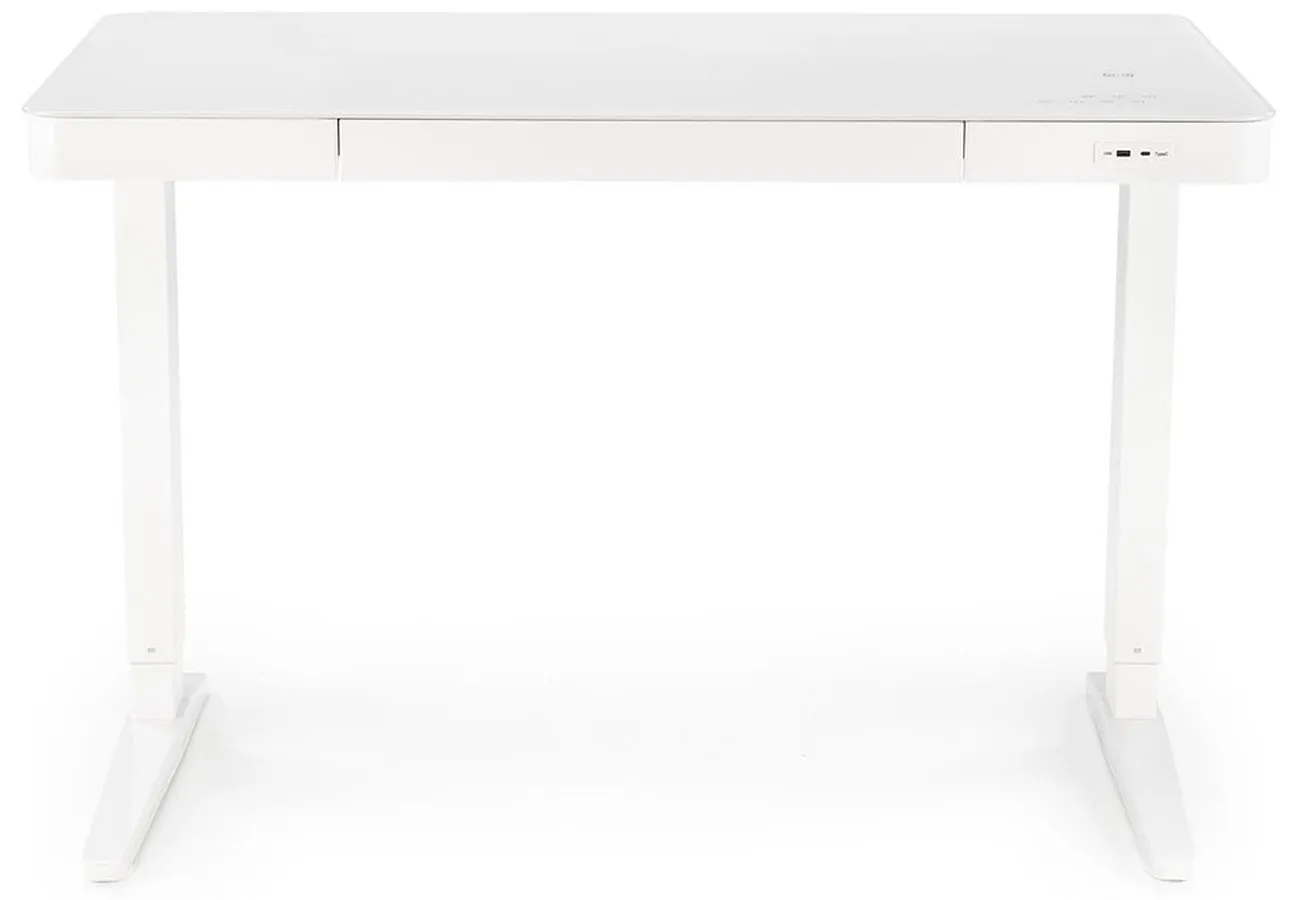 Elior Białe regulowane biurko K8-M73