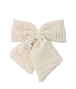 Solida Patentspange mit Schleife, Cremeweiß Klamry do włosów 1 szt.