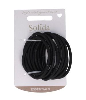 Solida Haargummis schwarz, 5 cm, 9 Stk. Gumka do włosów 9 szt.
