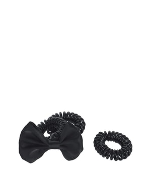 Solida Curly Loop mit Schleife, schwarz, 3 Stk. Gumka do włosów 3 szt.