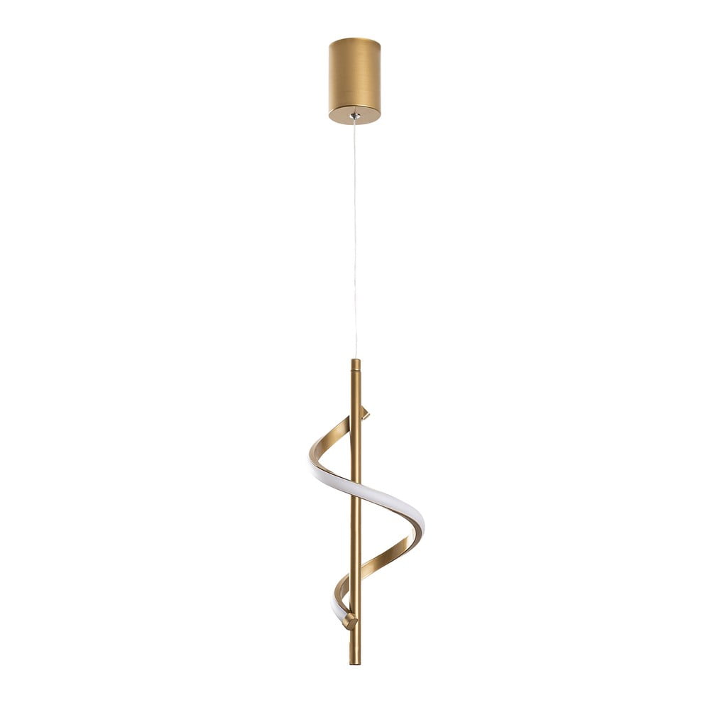 Lampa wisząca LED w kolorze złota ø 16 cm Likma – Opviq lights