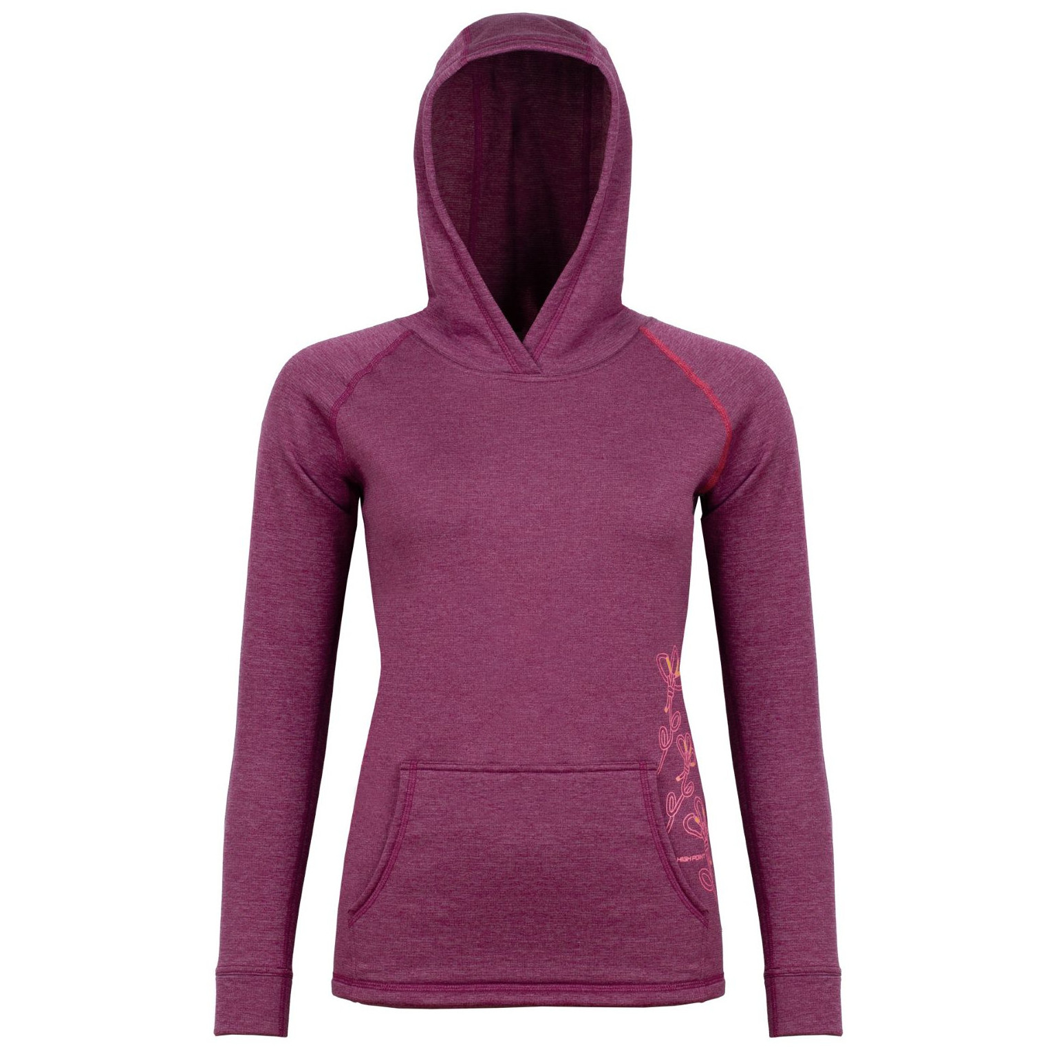 Bluza damska High Point Moa Merino Lady Hoody Rozmiar: M / Kolor: fioletowy