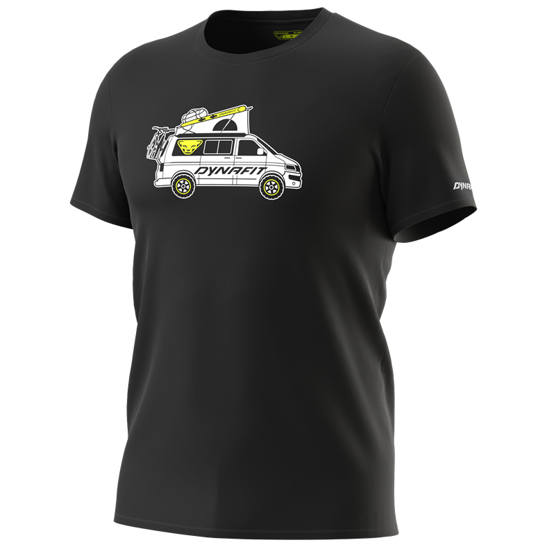 Koszulka męska Dynafit Graphic Co M S/S Tee Rozmiar: L / Kolor: czarny/żółty
