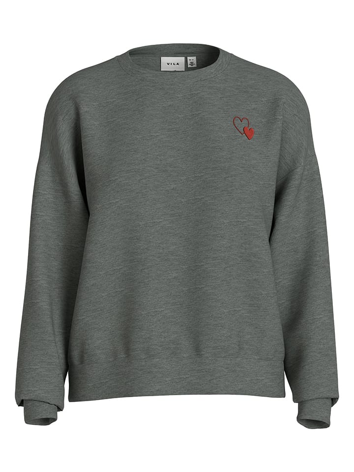 Vila Bluza w kolorze antracytowym
