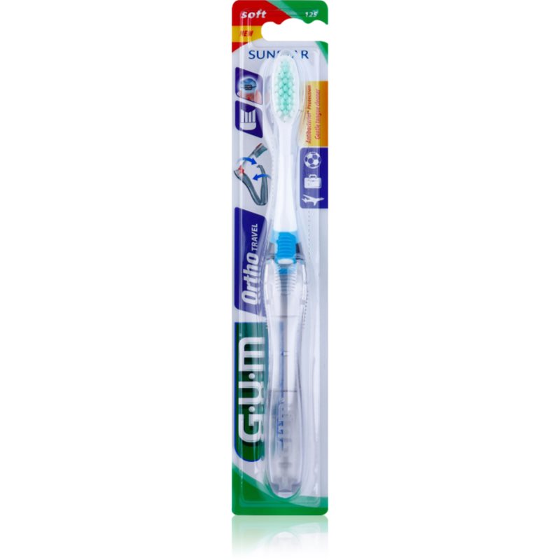 Sunstar EUROPE S.A GUM Ortho Travel Szczoteczka ortodontyczna podróżna 1 sztuka