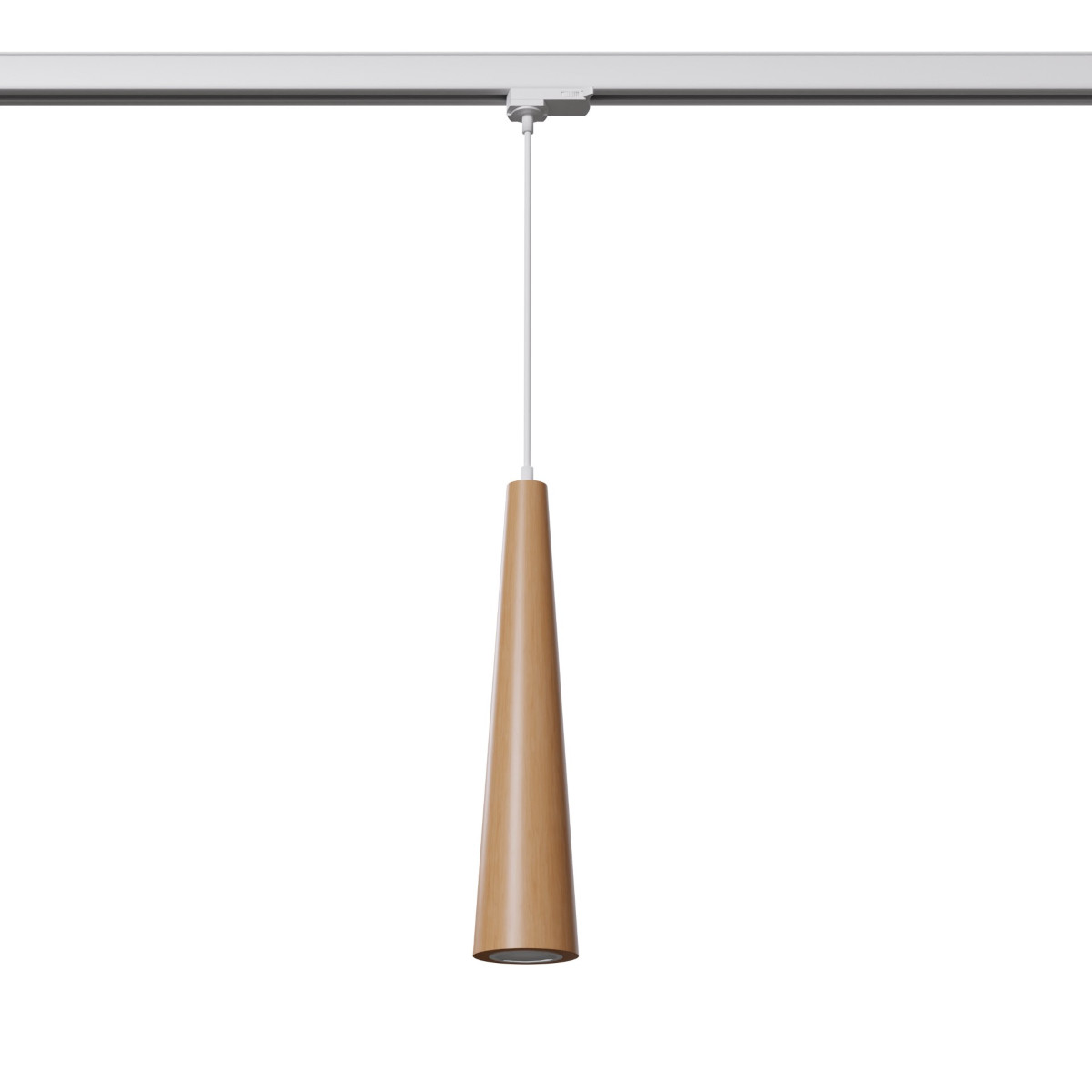 Podłużna lampa wisząca 3-fazowa SULA MYL.00179 drewniana biała