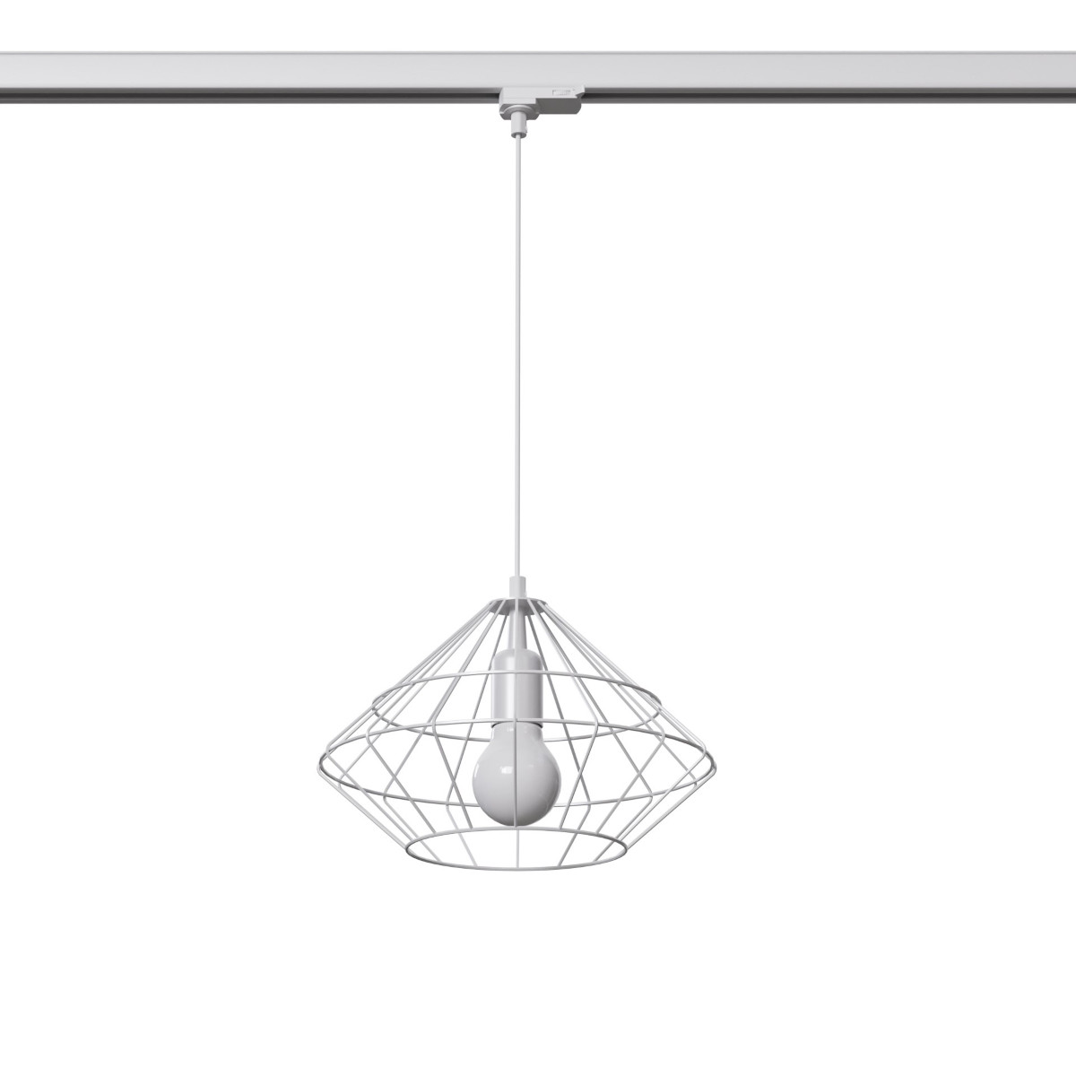 Wisząca lampa druciana 3-fazowa UMBERTO MYL.00365 biała