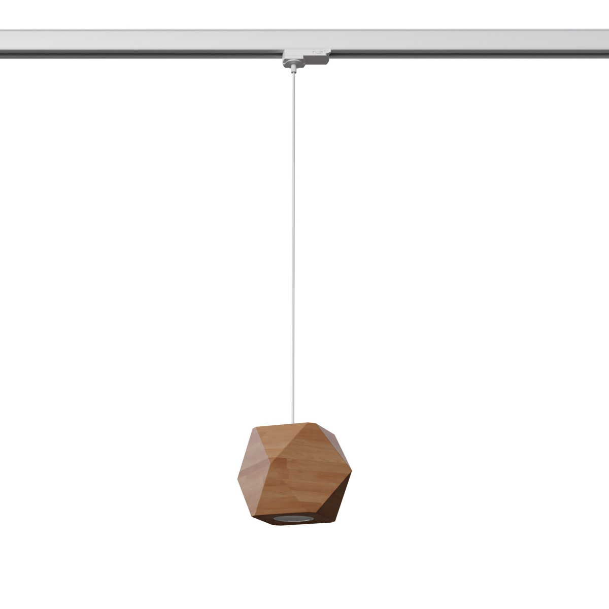 Trójfazowa lampa wisząca do szyn WOODY MYL.00167 drewniana biała