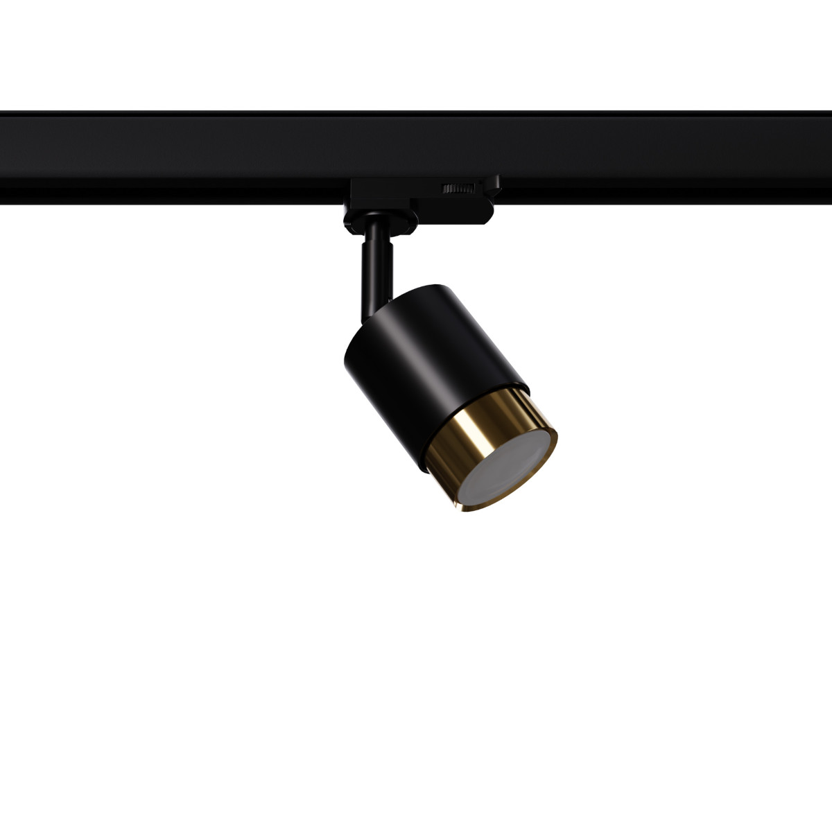 Lampa sufitowa tuba z regulacją NERO MYL.00319 trzyfazowa czarny złoty