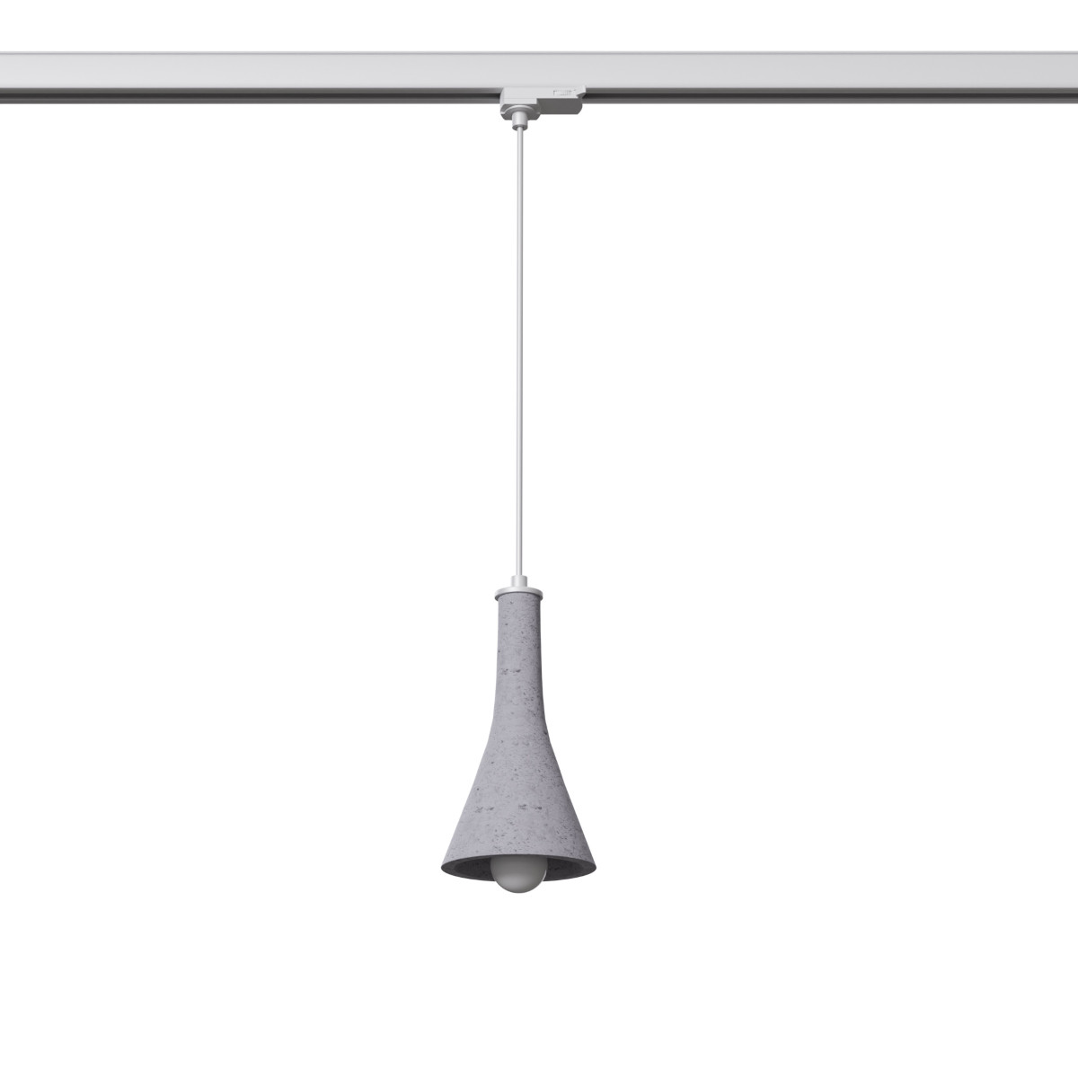 Trójobwodowa lampa wisząca do szyn tuba REA MYL.00148 szara biała
