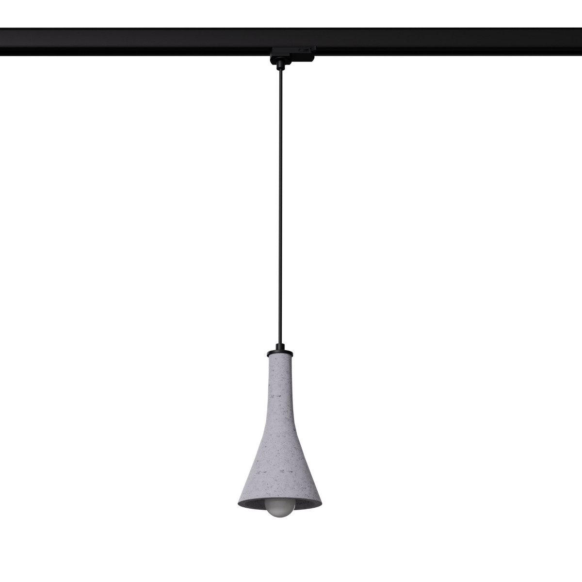 Betonowa lampa wisząca trójfazowa do szyn REA MYL.00435 szara