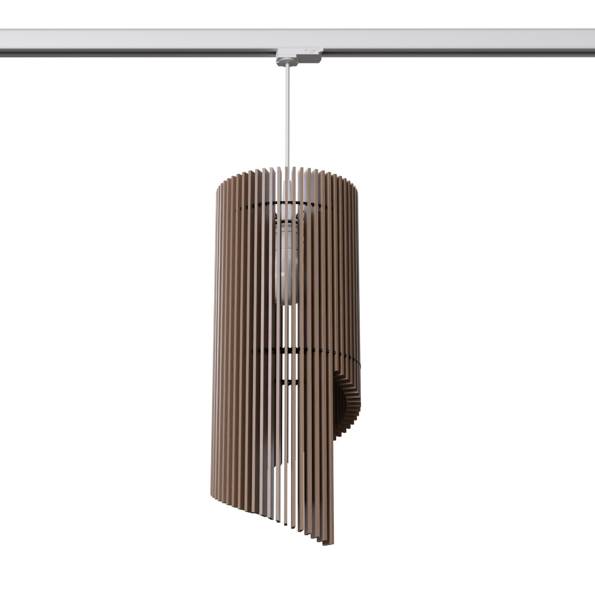 Lampa wisząca tuba ALEXIA MYL.00216 do szyny 3-fazowej z żarówką brązowy