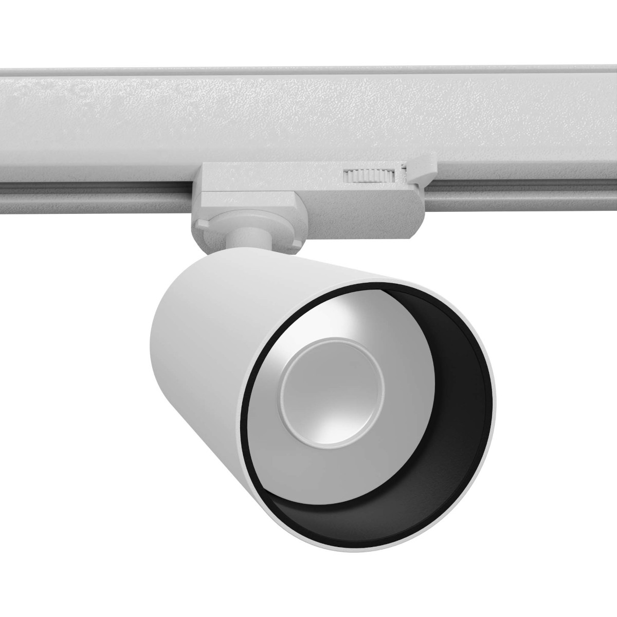 Lampa sufitowa z regulacją tubka AURA MYL.00567 do szyny 3-fazowej biały