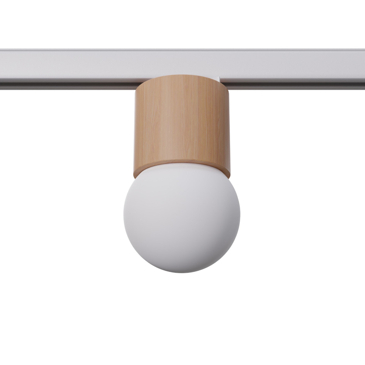 Sufitowa lampa z żarówką BOOMO MYL.00248 do szyny 3-fazowej brązowy