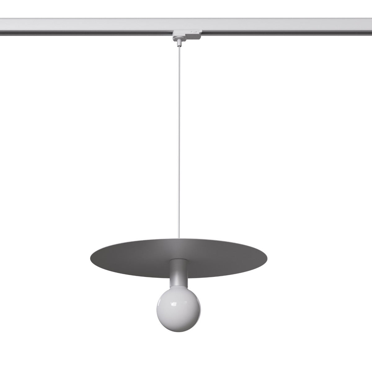Wisząca lampa z żarówką FLAVIO MYL.00312 3-fazowa okrągła biały